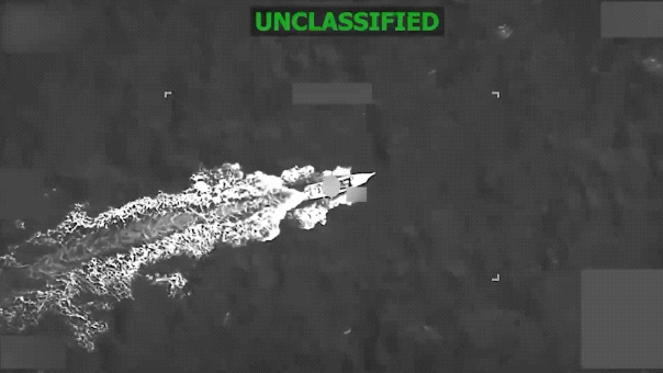 A boat is struck and explodes.