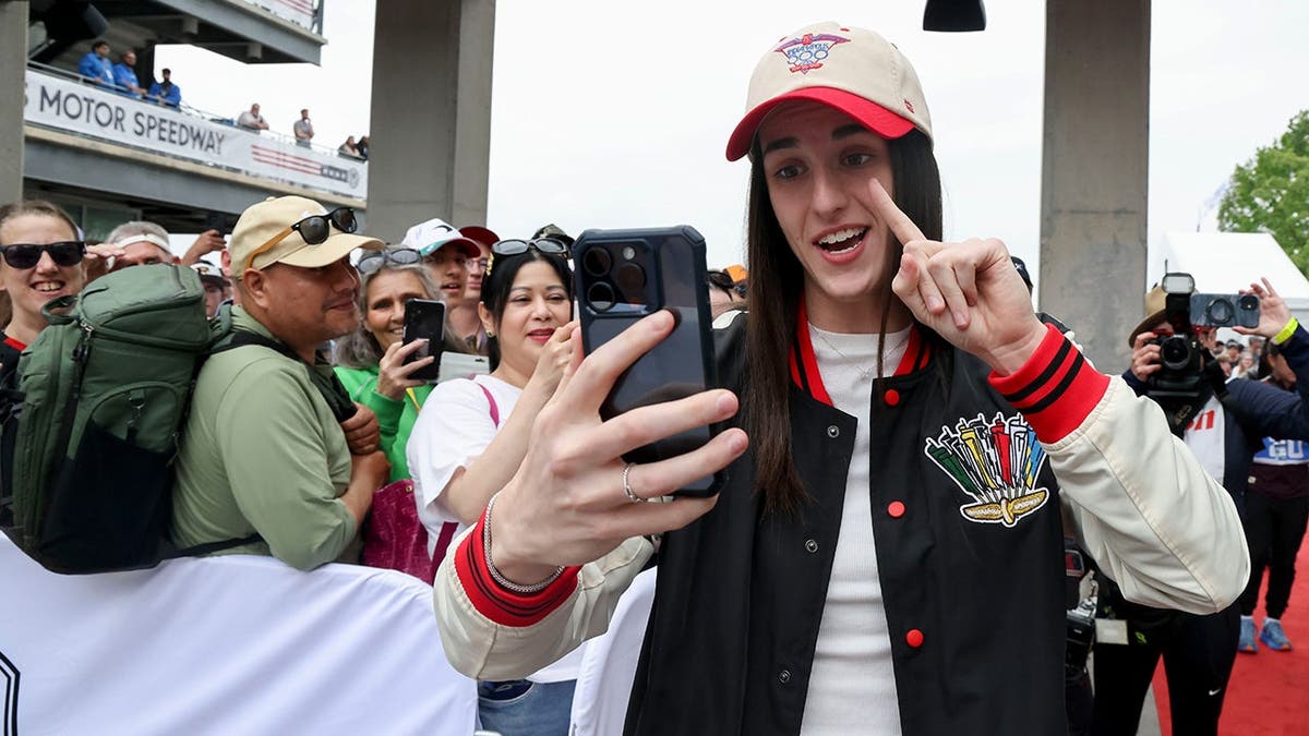 Indy 500 fans clamor for Caitlin Clark as she takes center stage at race