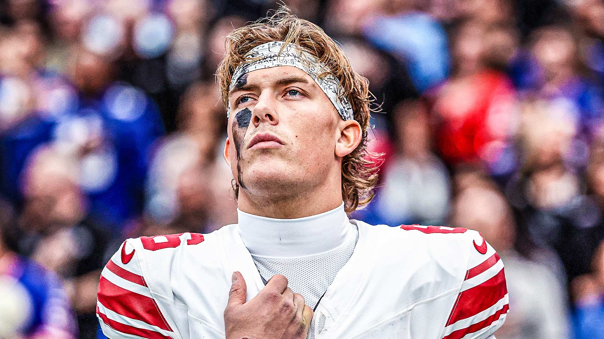 Giants QB Jaxson Dart Shuts Down Tim Tebow Comparisons: 'I'm Not Like That' image